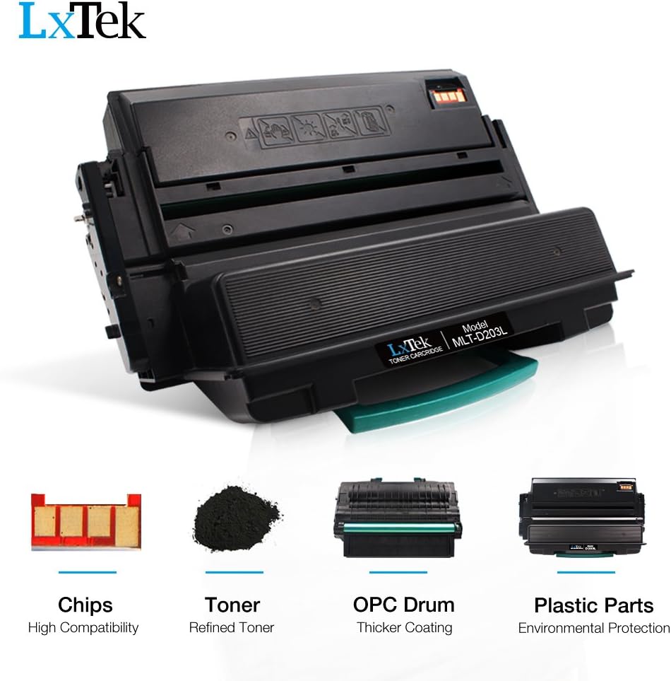 Get Discount 70% Price LxTek Compatible Toner Cartridge Replacement for Samsung 203 203L MLT-D203L to use with ProXpress SL-M4020ND SL-M4070FR SL-M3320ND SL-M3870FW SL-M3370FD SL-M3820DW Printer (2 Black, High Yield)