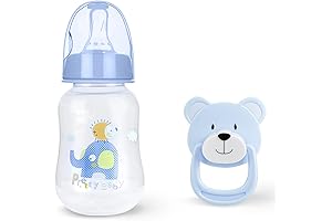 Realistic Reborn Baby Doll Bottles and Pacifier Set