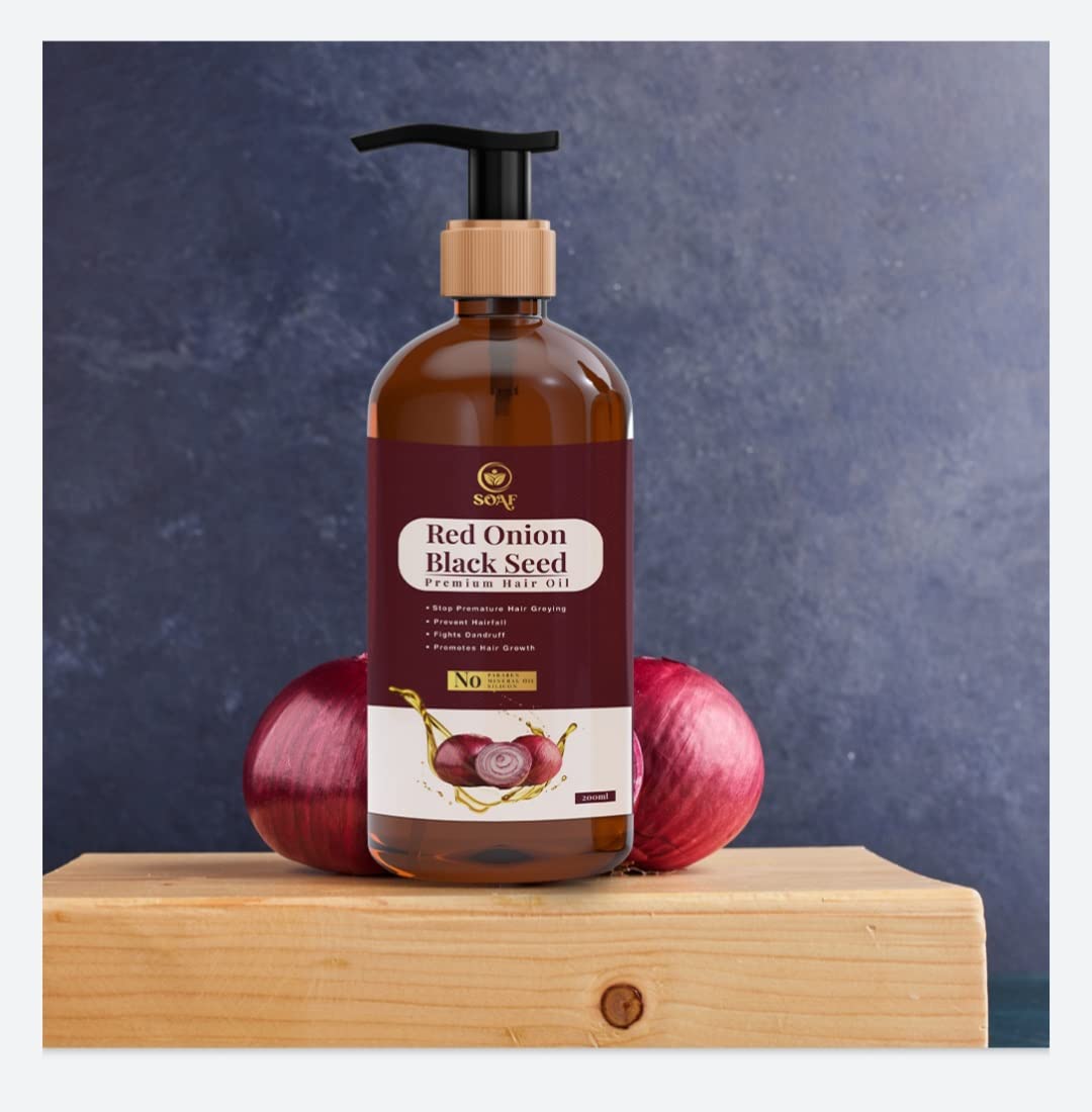Buy Soaf Red Onion Anti Hair Loss & Hair Growth Combo with Red Onion