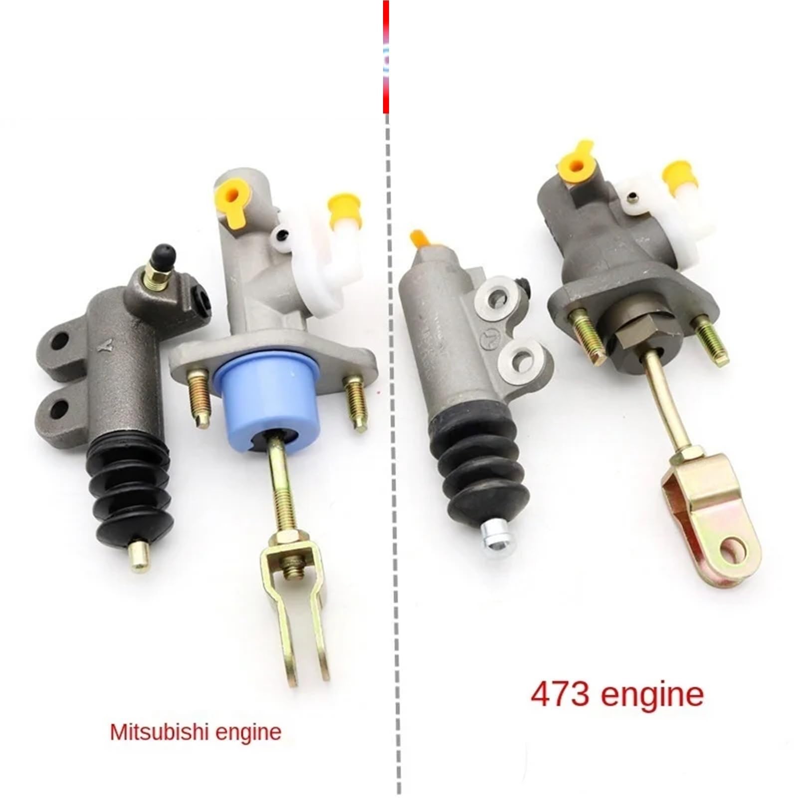 Kit frizione completa Cilindro principale della frizione per auto, cilindro secondario, adatto per BYD F3 F3R G3 L3(Black)