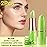 BINGBRUSH Aloe vera Color Changing Lipstick,Moisturizer Long Lasting Lip Care Magic Lip Gloss,Makeup Lipstick Set (2pcs Aloe, 2 Count (Pack of 1))