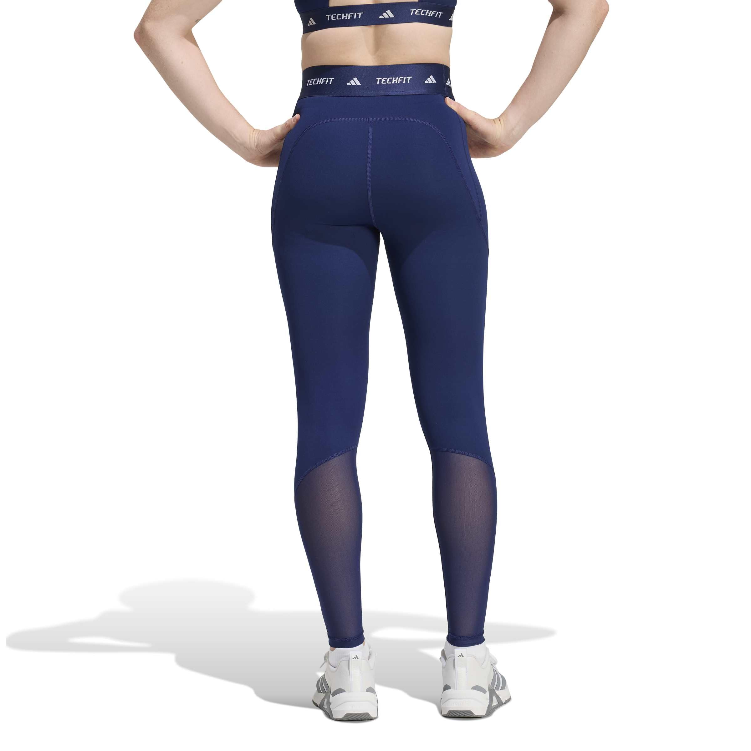 adidas Techfit Stash Pocket Full Length Leggings - Rajstopy Kobiety