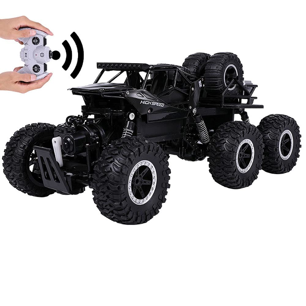 Remote Car Toy,1:12 Children Wireless Rc High Speed Drift Parkour Charging Electric Climbing 6 Wheels Four-wheel Drive Remote Control Off-road Vehicle Big Foot Racing Toy Car For Kids Adults Gi