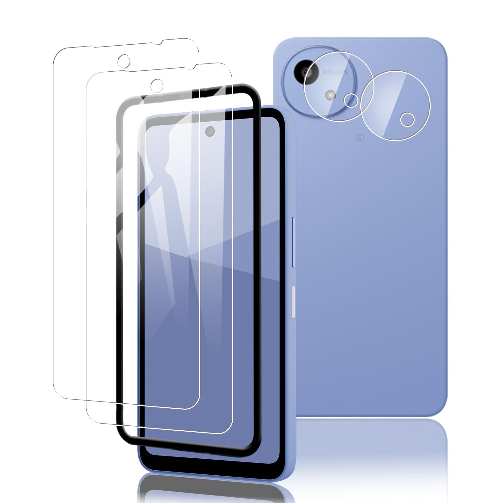 Amazon.co.jp: 対応 Aquos Wish5 5g ガラスフィルム Aquos wish