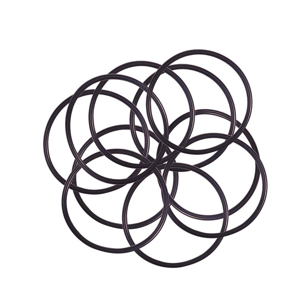 Othmro 10 Pcs Rubber O-Rings, Nitrile Washers Seal O Rings 70mm OD 63mm ID 3.5mm Width, Metric Buna-N Sealing Gasket for Taps, Plumbing — image 1
