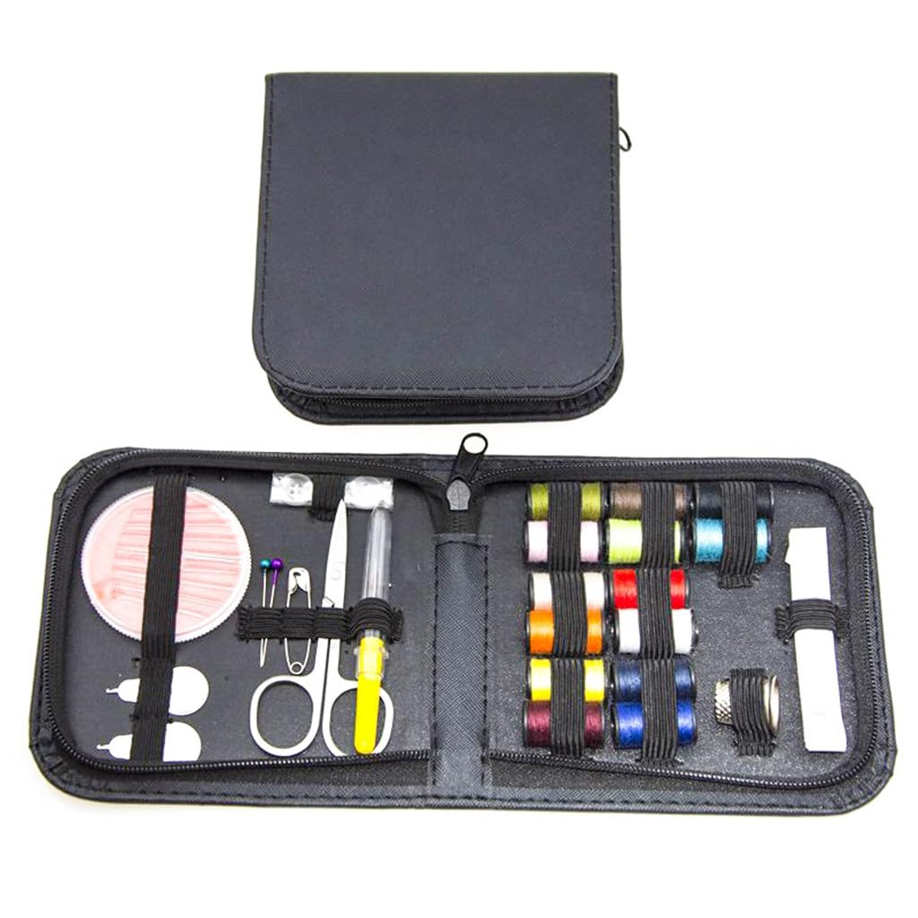 Kit de Costura portátil para Viaje en casa, 27 Piezas, Juego de Costura Combinado