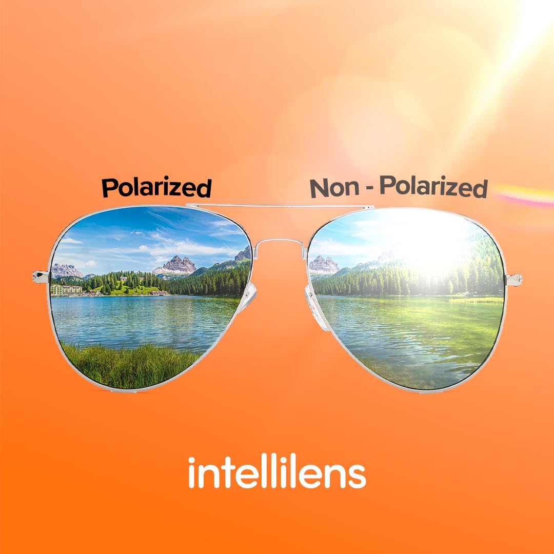 Intellilens Gafas de sol polarizadas y con protección UV para hombres y mujeres | Gafas para hombres y mujeres