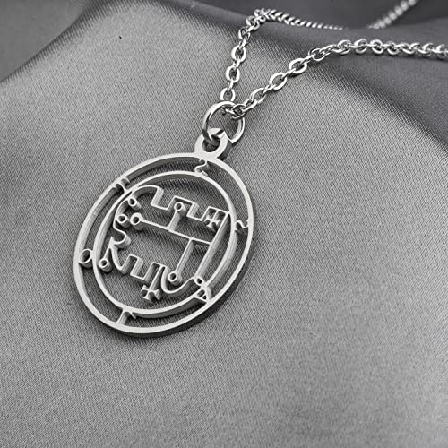 Lywjyb Birdgot Seal Sigil Necklace Medallion Occult Demon Solomon Witchcraft Gifts4