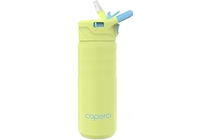 Kids Water Bottle with Straw Lid - 18 oz Water Bottle