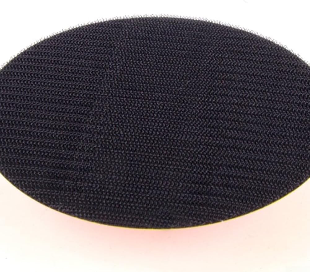 7 Inch Sanding Backing Pad Grinder, & Polishing Disc with Tapped Hole, Orange Yellow Backing Car Waxing Polishing Projects, 1 Pack
