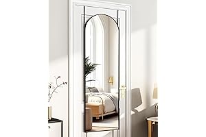 Over the Door Full Length Mirror | 48" x 14" Door Mirror...