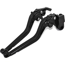 ESPEEDMTC for Benelli Leoncino 250 500 Leoncino X / BJ250 Modified CNC Aluminum Alloy Long Size Brake Clutch Lever Accessories Black