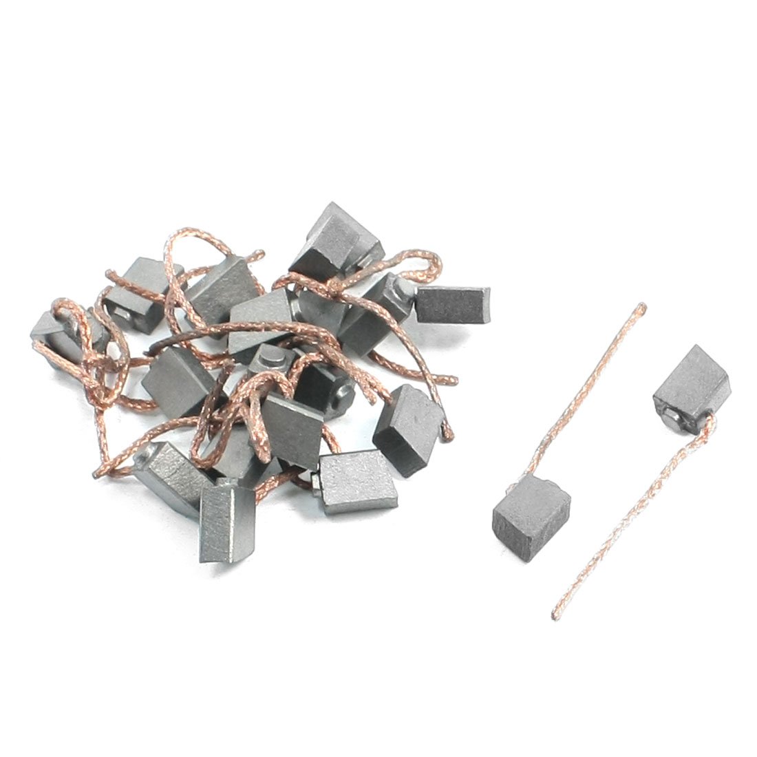 Uxcell Generic Electric Motor Carbon Brushes, 4.5mm x 6.5mm x 9mm, 20 Pcs