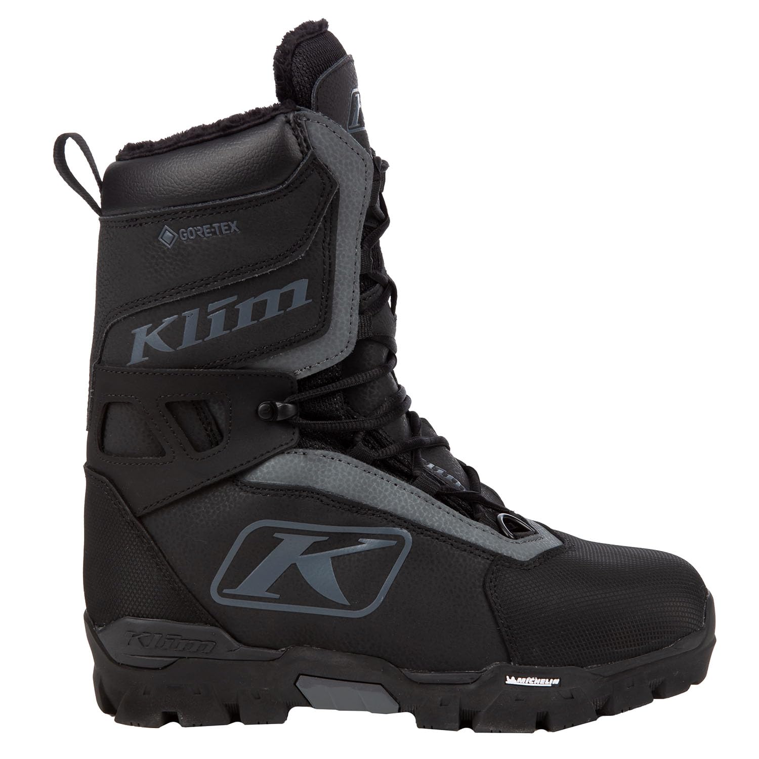KLIM Women's Aurora GTX Snowmobile Boots Size 9 - Black - Castlerock
