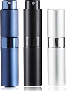 SONGQEE 8ml Perfume Atomiser Refillable Bottles, Mini Refillable Perfume Bottle Aftershave Spray Bottle, Upgraded Travel Perfume Atomizer, Portable Perfume Pod and Refill Pump for Outdoor Traveling