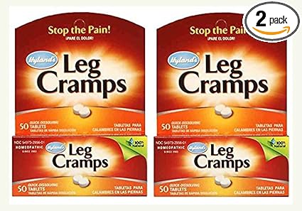 Amazon Com Hyland S Leg Cramps Quick Dissolving 50 Ct Tablets Pack Of 2 Health Household