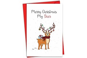 Unique Holiday Humor: Punny Deer Christmas Card
