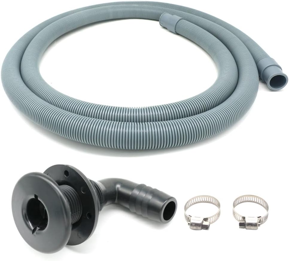Marine Bilge Pump Hose 3/4 Inch Plumbing Kit, 5FT Marine Bilge Pump