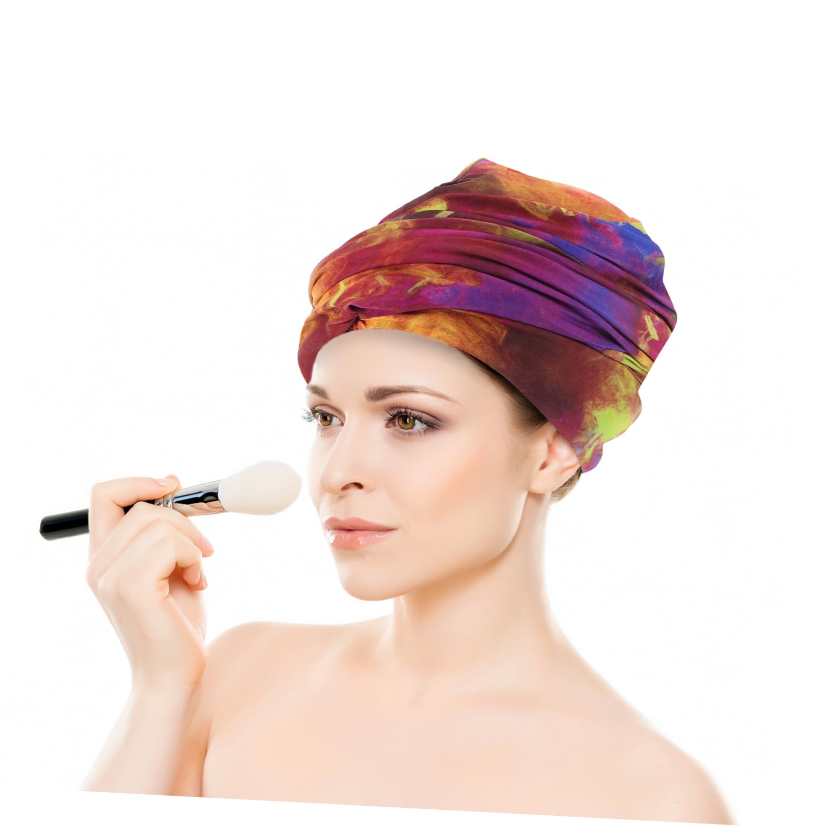 Gorro de natación Gorras de natación Tapa de natación para Cabello Largo Gorros de baño para Gorra Impermeable para Mujer Tapa de Ducha para Mujeres Gorra de baño poliéster