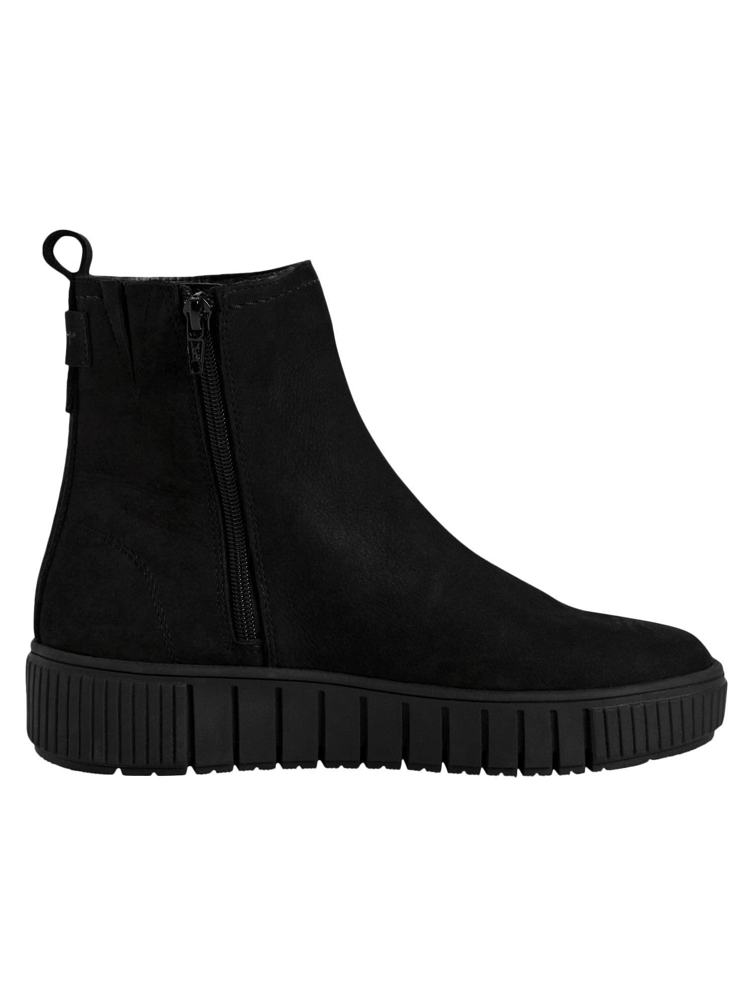 Tamaris Women's Leather Ankle Boots, black, 37 EU