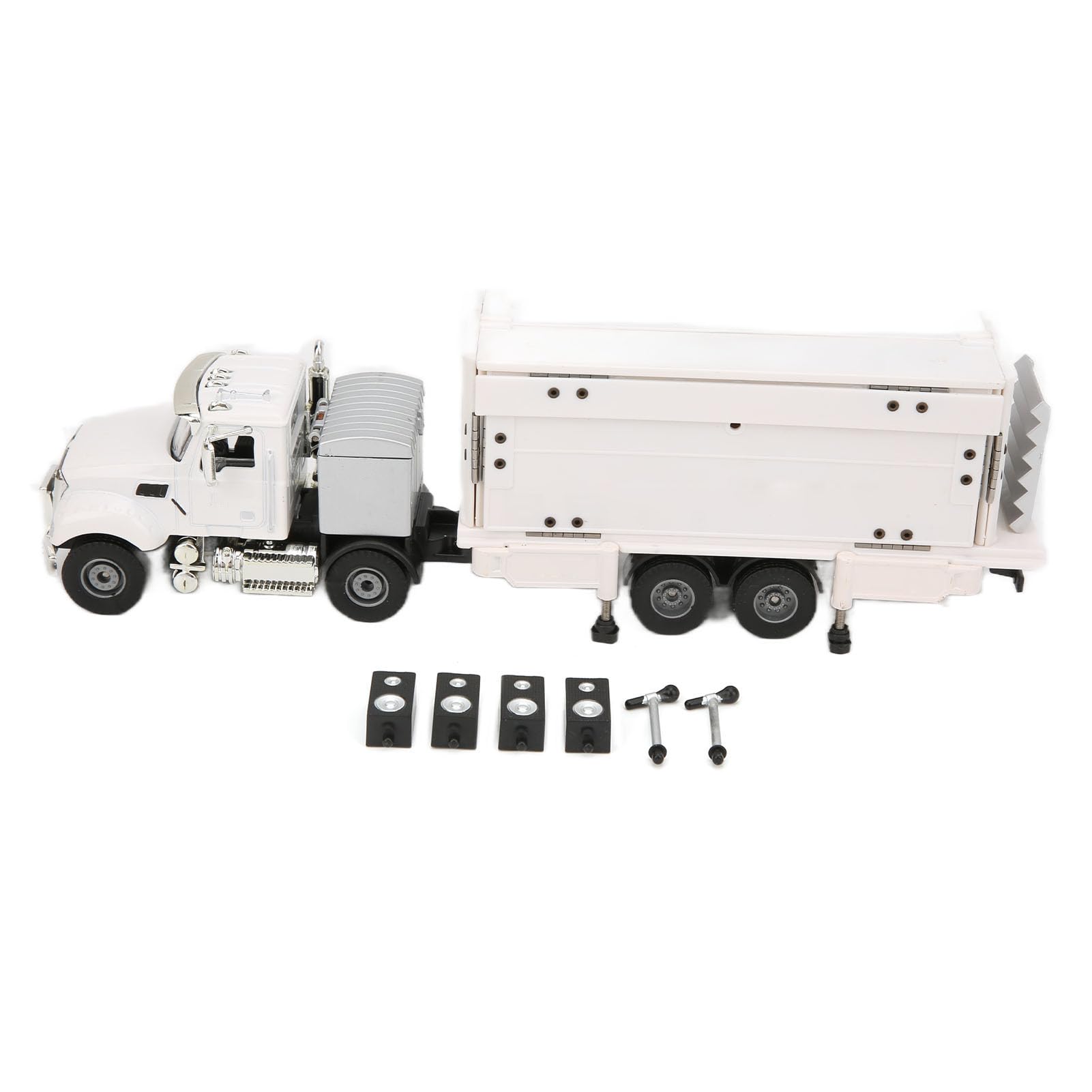 1:50 Modellino di camion per palcoscenico mobile, modellino di camion per roulotte per bambini, giocattolo da collezione e decorazione