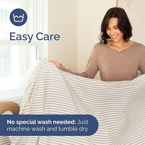 Miniatura 258 de King Fitted Bed Sheet - Bottom Single Fitted Sheet Only - Ultra-Soft Hotel Luxury Bedding w/ 8-16 Inch Deep Pockets - Breathable, Cooling & Wrinkle