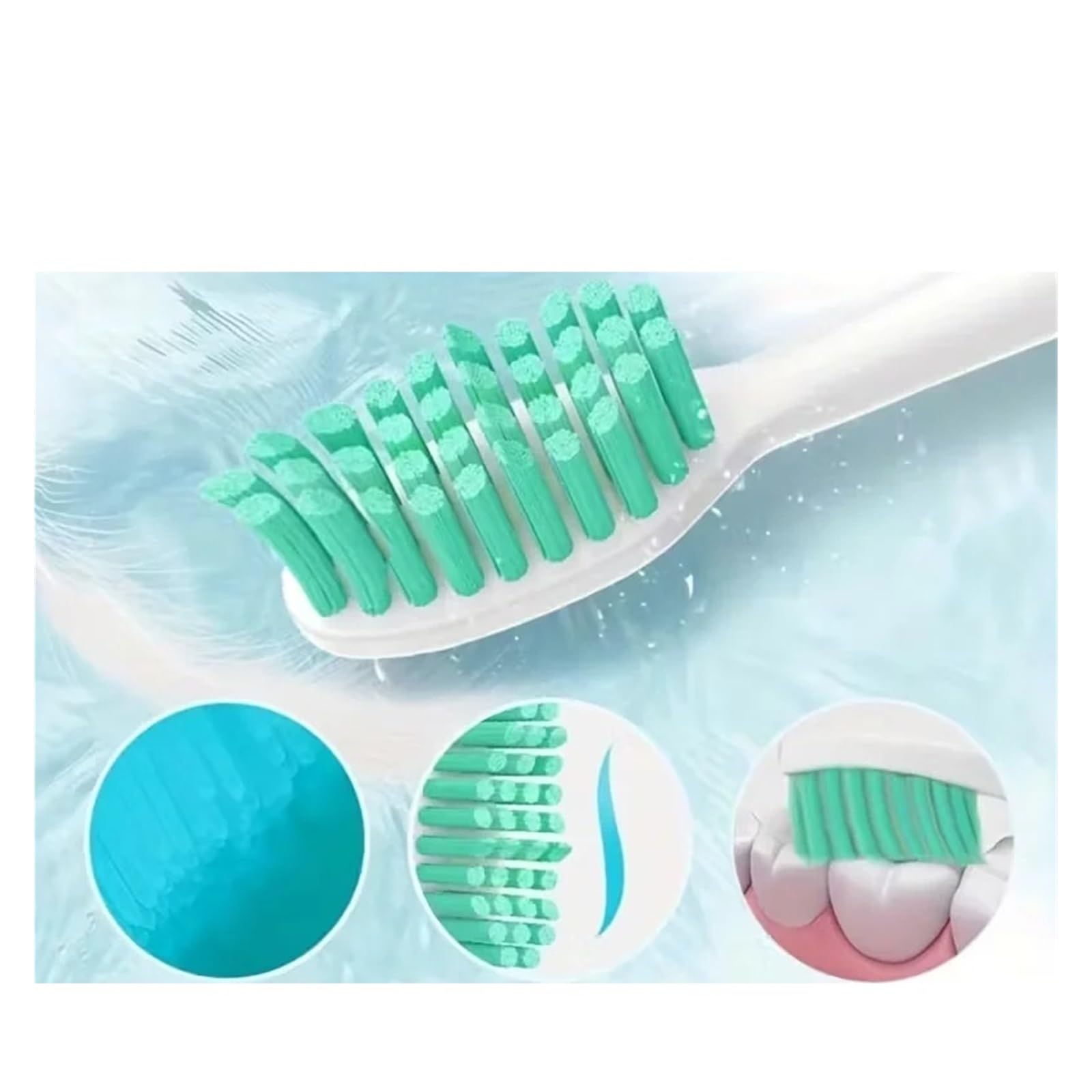Cabezales de repuesto, compatibles con Philips, HX2021 HX2421 | Cabezales de cepillo de dientes eléctrico for HX2431 H-X2033 H-X2421 HX-2431 HX-2451 HX2461 HX2471 HX2023(10PCS)