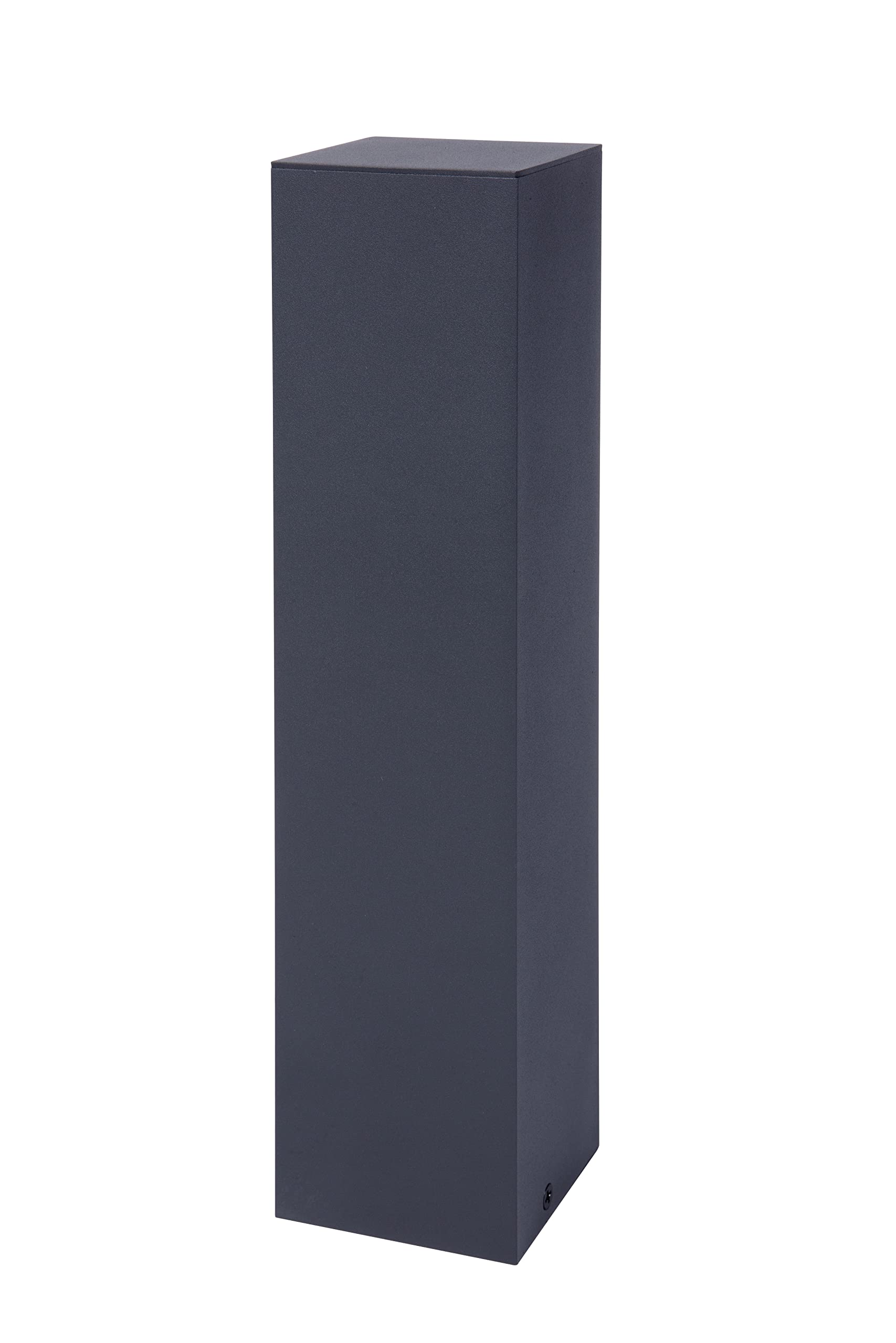 Bold Abano Außen-Steckdose Garten 3-Fach Steckdosensäule Anthrazit | 3680W Energie-Säule aus Alu-Druckguss, 33cm hoch, IP44 Outdoor Stromsäule, inkl. Montagematerial & Kindersicherung