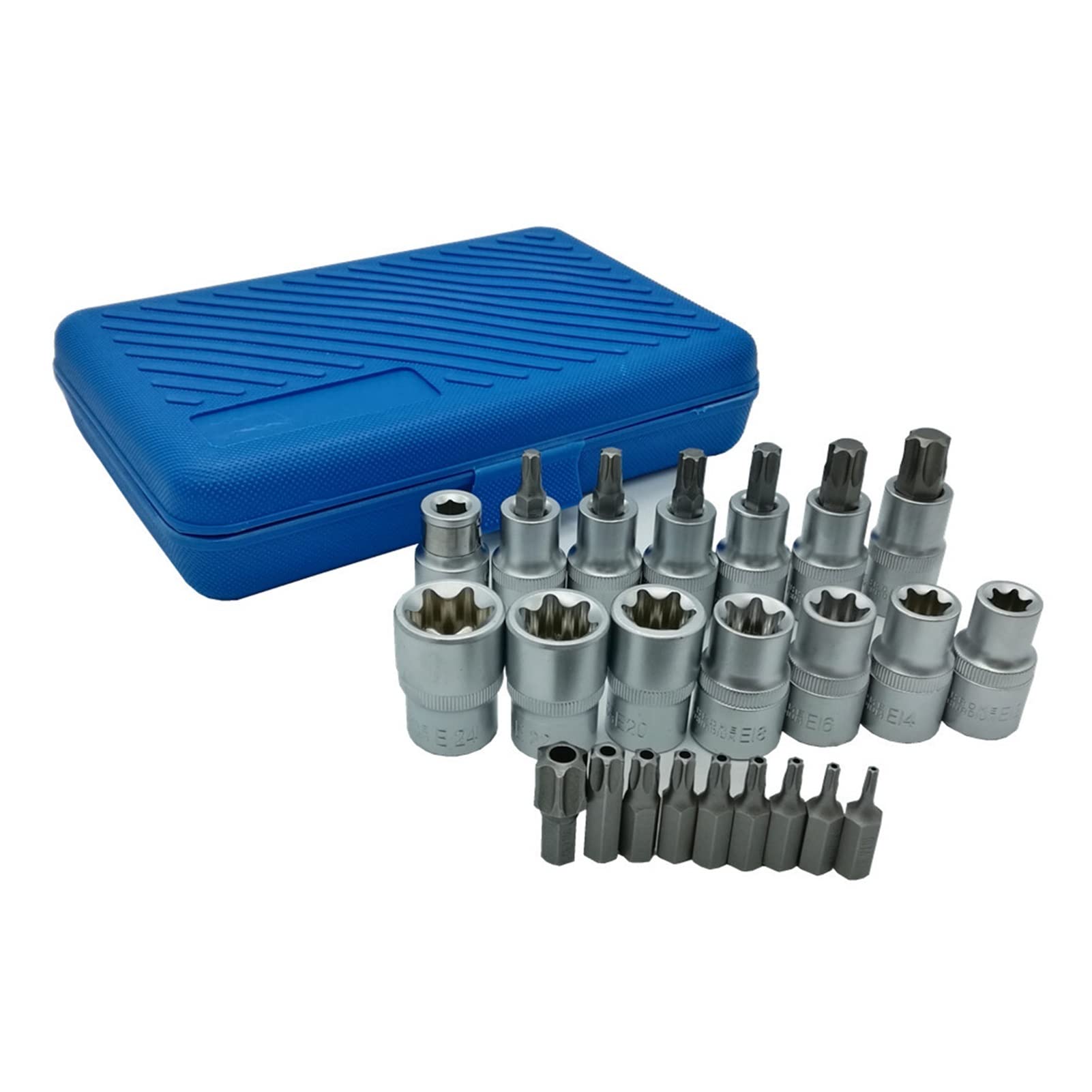2. 3 pc. Bit Socket Set 1/2 "Gniazdo bitowe Cr-v e Zestaw bitów Torx Socket Socket Socket