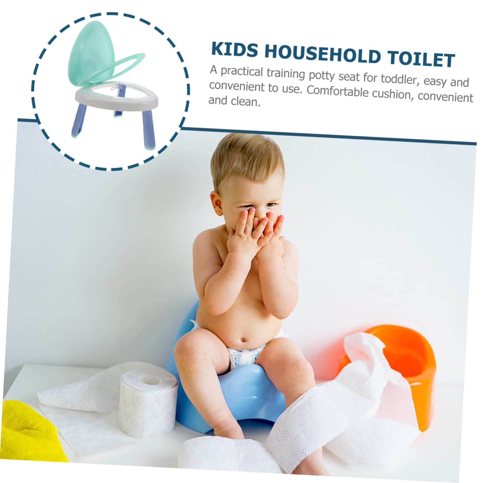 Wc Pieghevole Portatile per Bambini, Seggiolino da Viaggio
