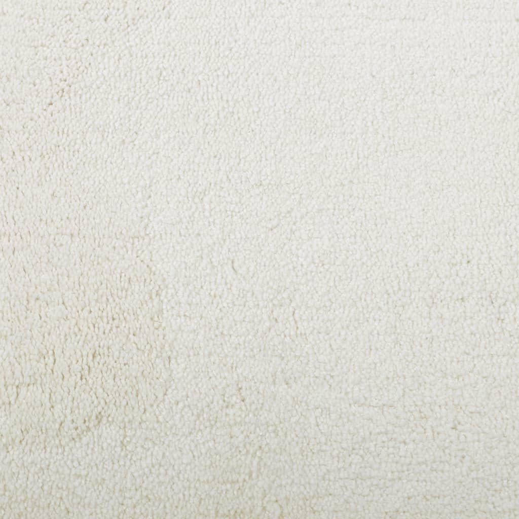 Tappeto Rotondo Poliestere 160 cm Crema