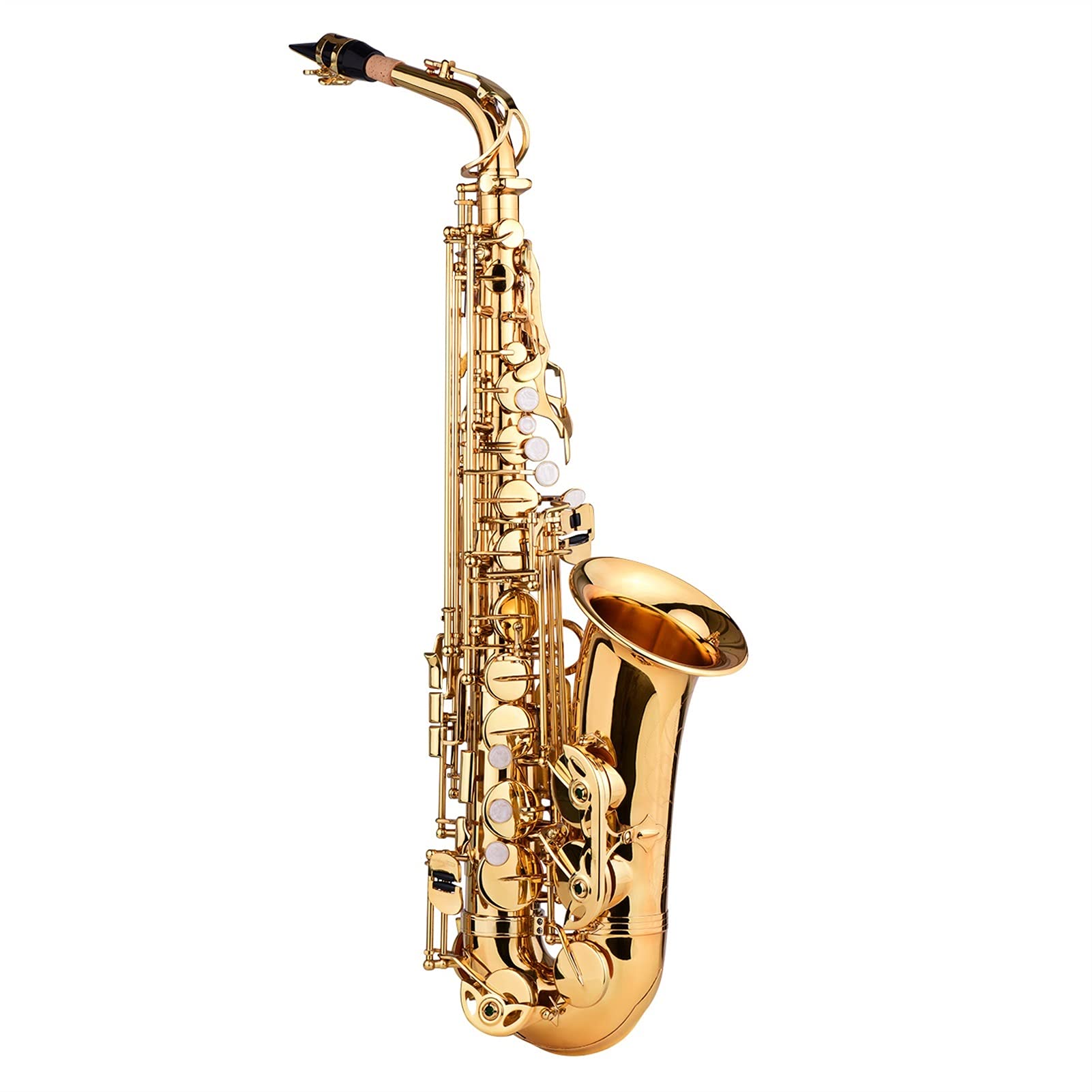 Saxophon Set Major Alt Saxophon EB Key Messing Gold Lack Saxophonzubehör Saxophon Altsaxophon Alto