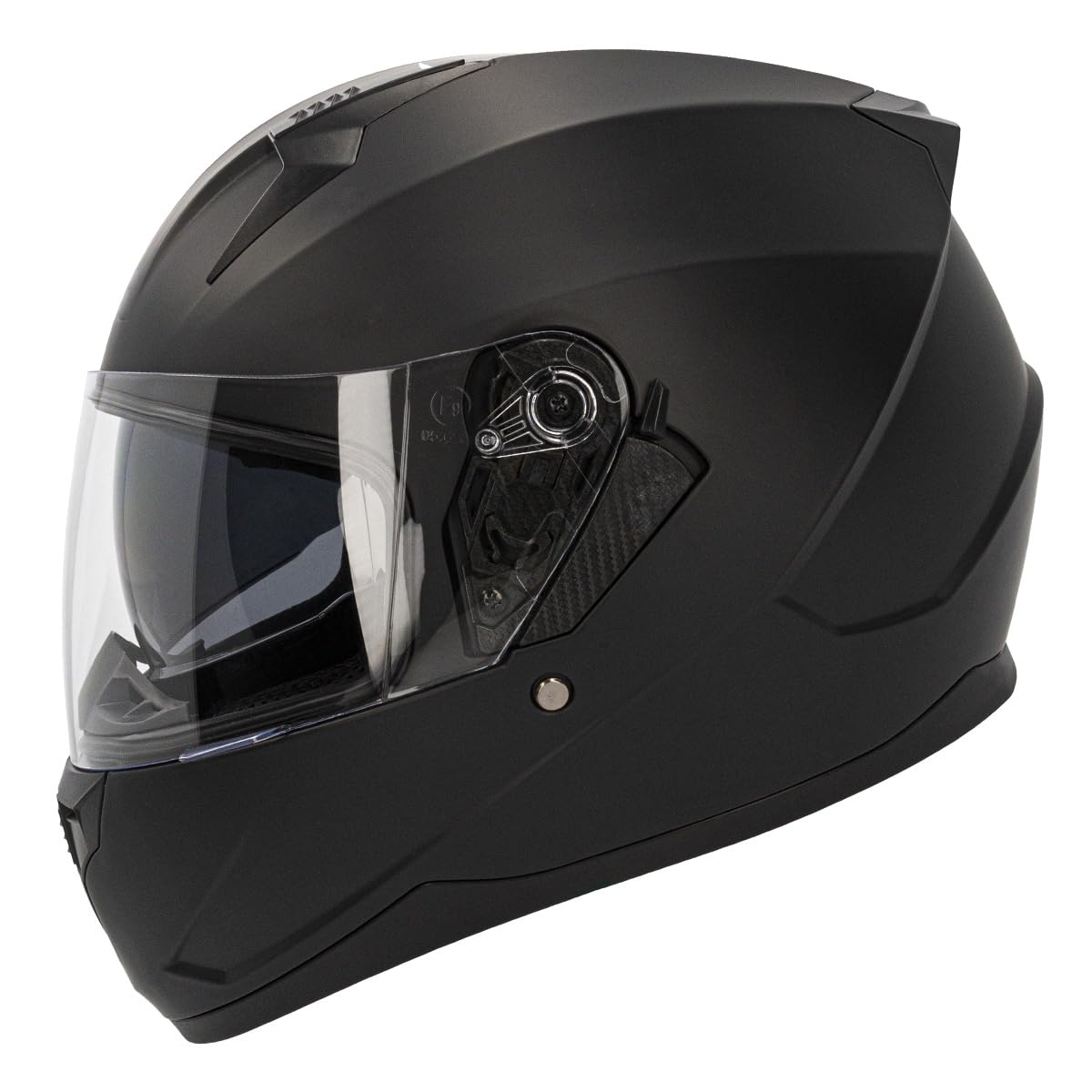 Kask Moto Integral Curve Lead Czarny Matowy, Materiał ABS, Wizjer słoneczny, Mikrometryczne zamknięcie, Dorośli, Mężczyzna i Kobieta, ECE 22.06