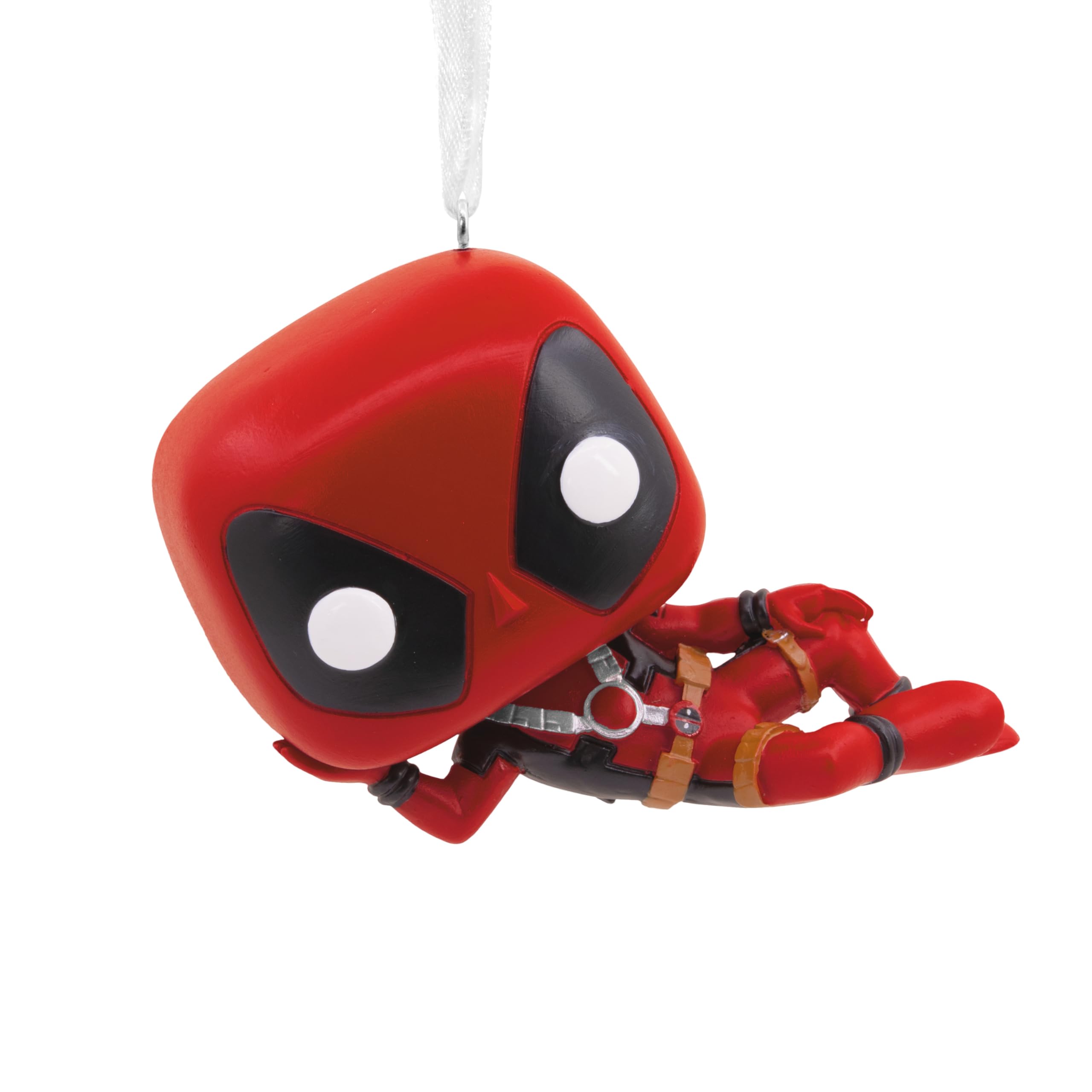 Hallmark Deadpool Funko Pop Hanging Christmas Ornament, MARVEL, Resin Tree Decoration