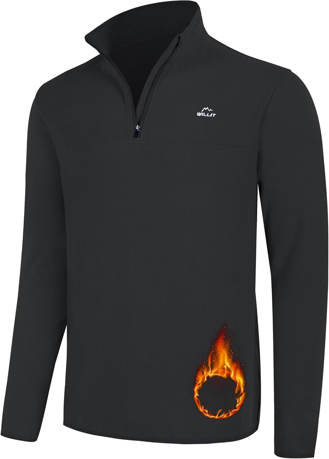 Men’s Fleece Quarter Zip Pullover for Winter Golf & Hiking Men’s Fleece Quarter Zip Pullover for Winter Golf & Hiking