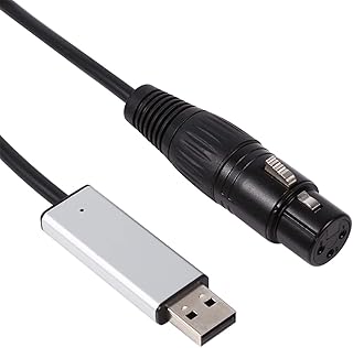 Weohoviy Mini USB to DMX Adapter, USB to DMX Interface Adapter Controller DMX512 Computer Stage Lighting Controllers Dimmer