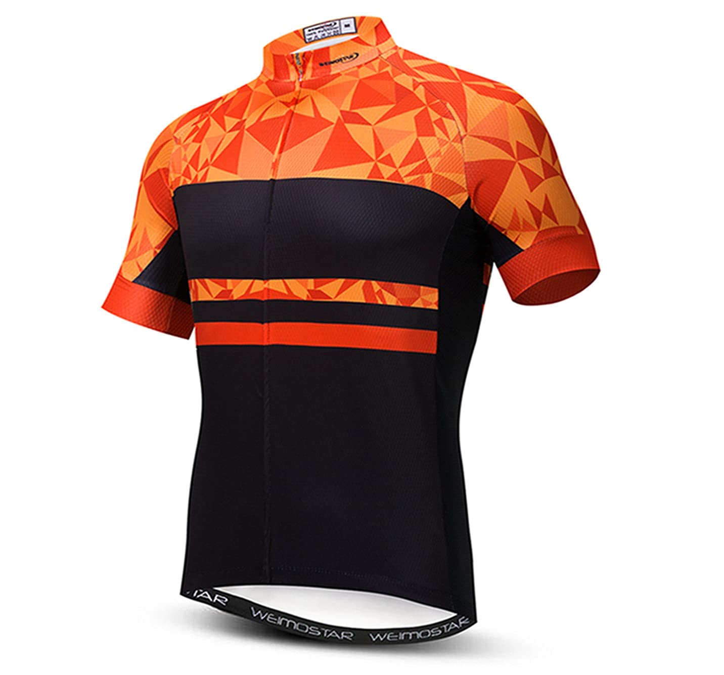 TELEYI Cycling Jersey Mens MTB Bike Shirt Short Sleeve Racing Quick Dry