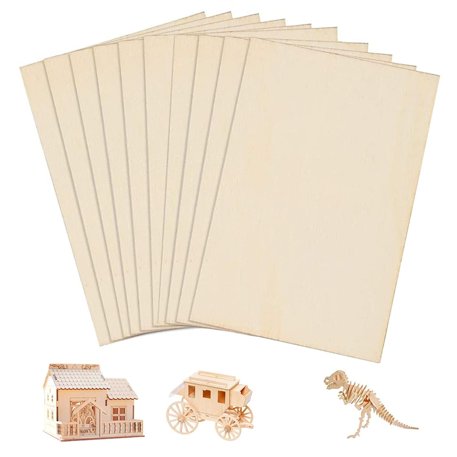 Sponsored Ad – A4 Plywood Sheets Basswood Sheet 2mm Craft Wood Blank Unfinished Wood Board for Craft DIY Painting Modelling Fretwork Engraved Home Decor(30 x 20cm)