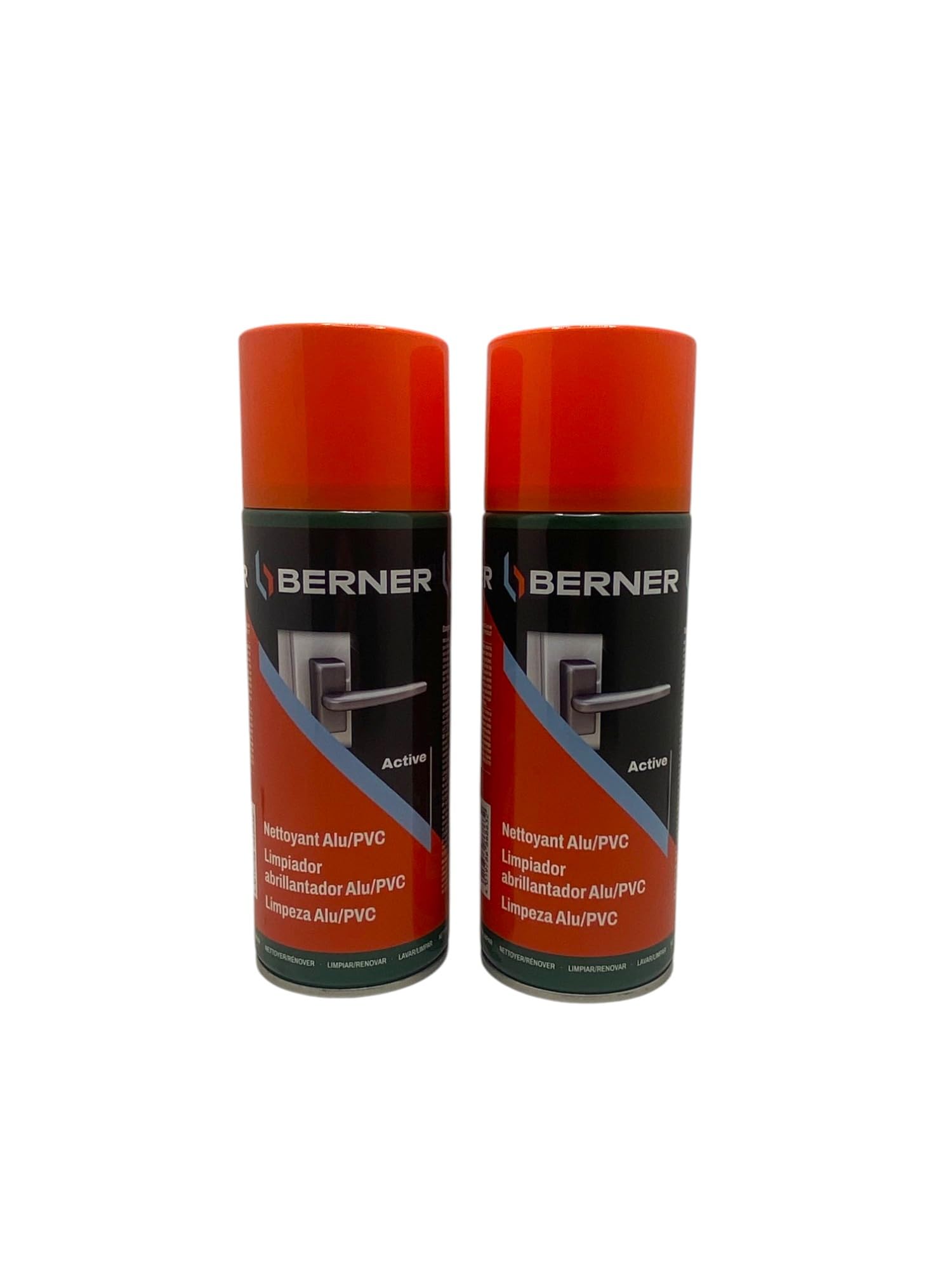 Berner - Spray limpiador para aluminio y PVC (2 unidades, 400 ml)