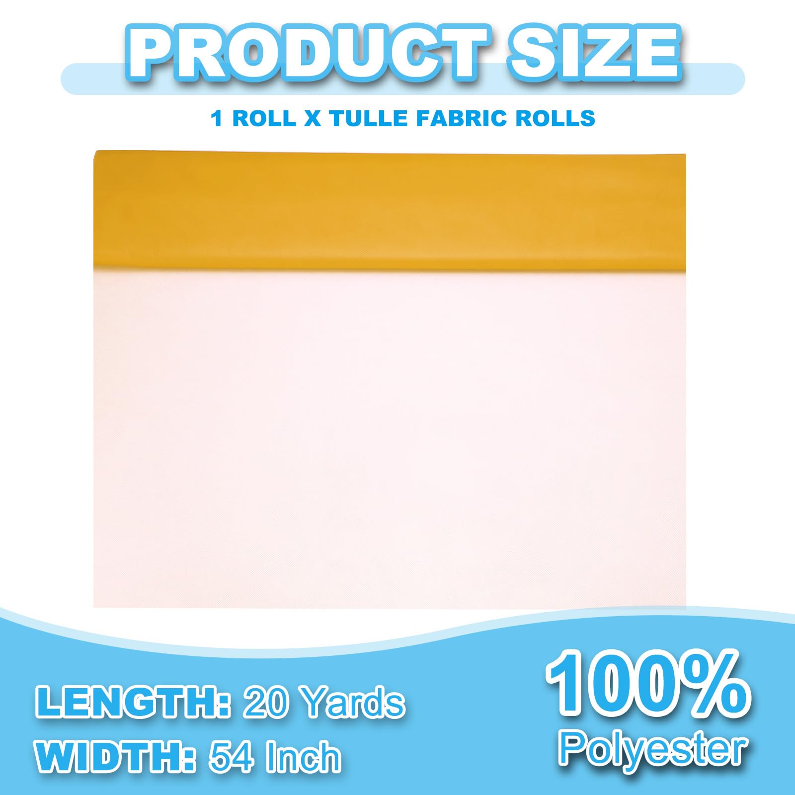 PATIKIL Tulle Fabric Rolls - Image 2