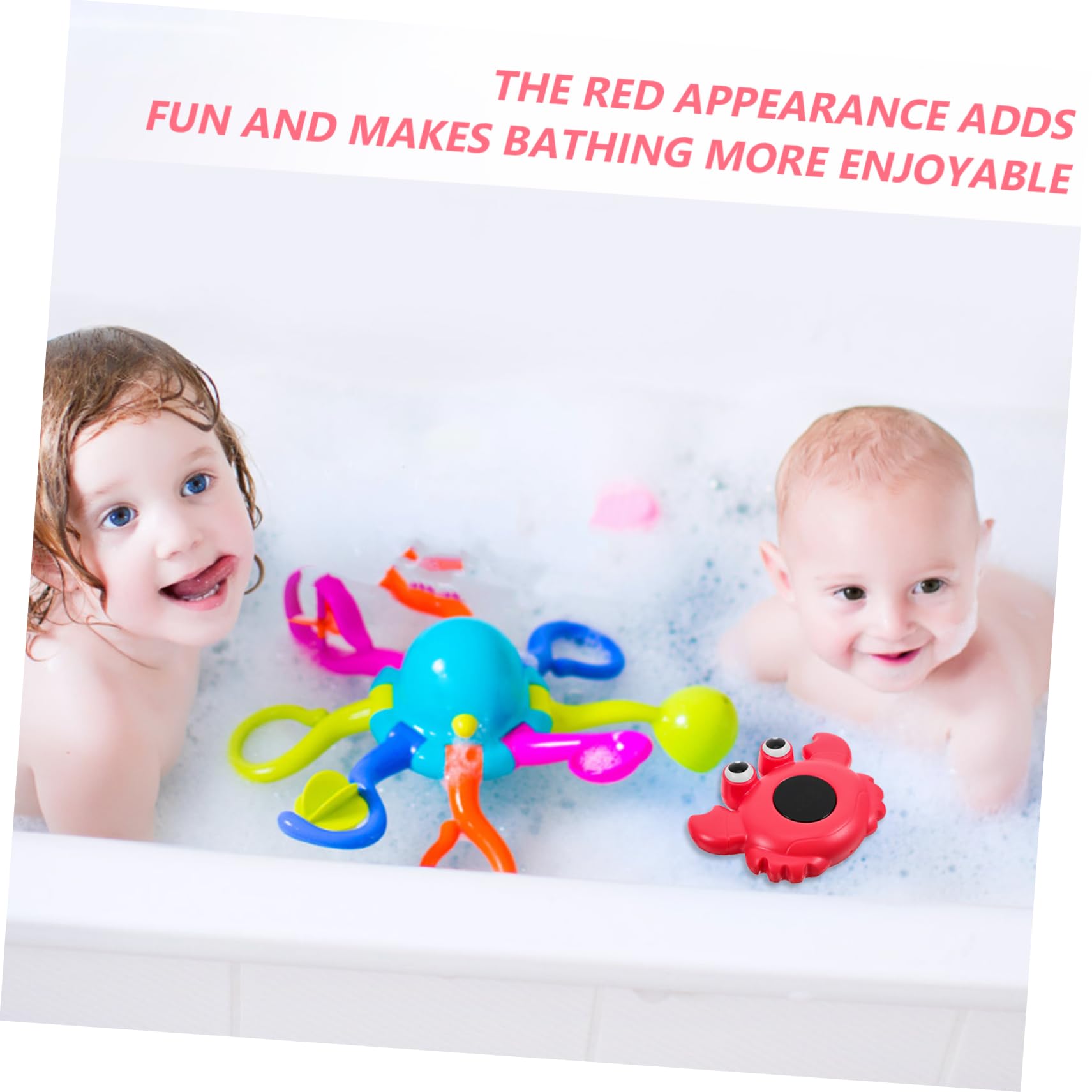TOYANDONA 3pezzi Termometro Galleggiante Per Digitale Lettura Precisa Della Temperatura Per Piscine Vasche Da Bagno e Spa Design Adorabile Per Sicurezza Durante Bagnetto
