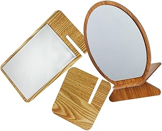 Pieza de madera del espejo del maquillaje del...