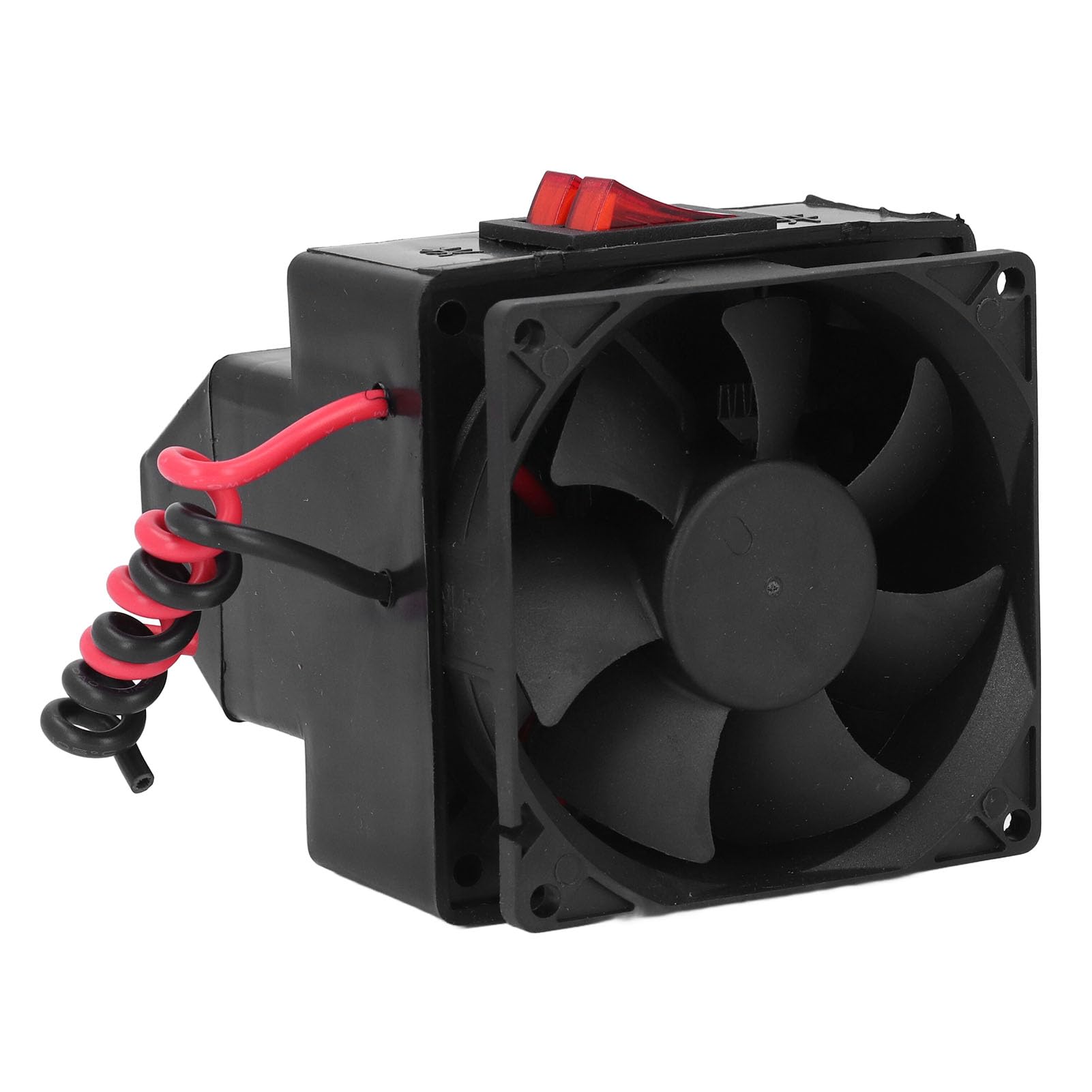 24V 300W Small Space Heater Ultra Quiet Fan Heater with Quick Heating and Overheat Safety for Workshops and
