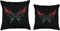 Vista 3 de Pan African Pride Black History Pan African UNIA Flag Butterfly Black History Afro-American Throw Pillow, 16x16, Multicolor