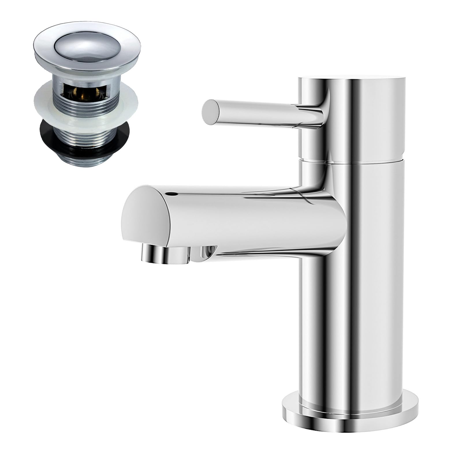 Remy Basin Mono Mixer Tap & Waste Chrome