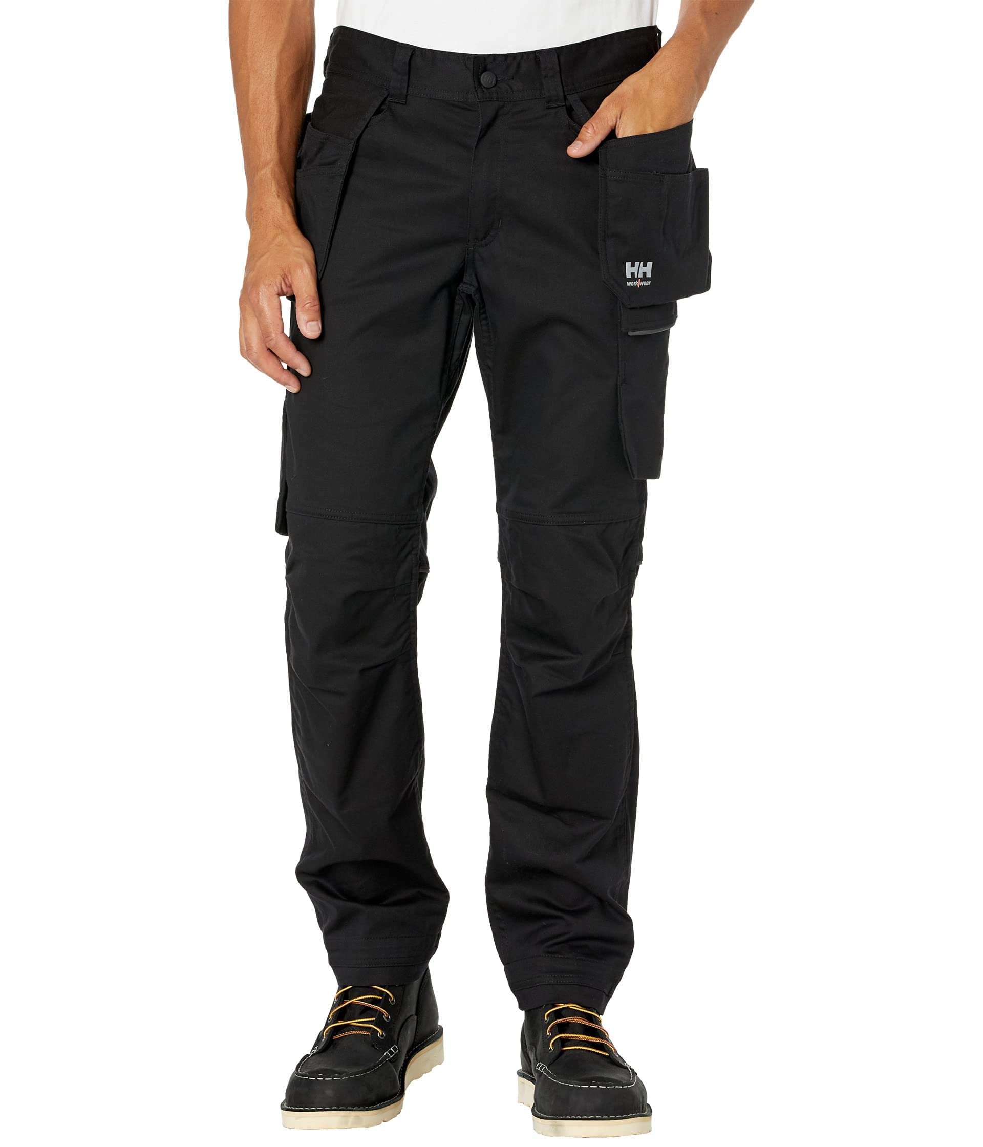 Helly-HansenWorkwear Manchester Construction Pants for Men with 2-Way Mechanical Stretch and Double-Lined Hanging Pockets
