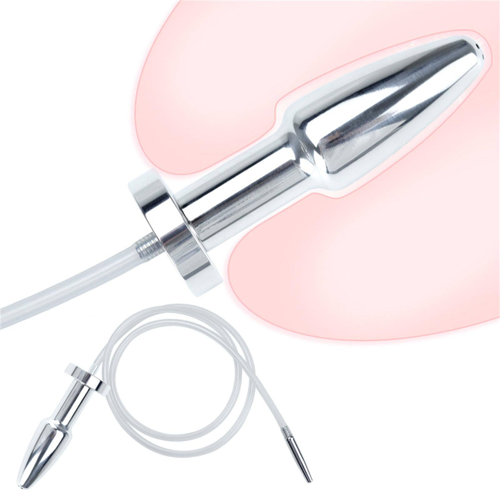 Axcroo Extra Long Urinal Funnel Stainless Steel Hollow Plug with Urethra  Dilator Metal Butt Plug Plug Sounds Catheter Enema Shower Slave Extreme SM  Sex Toy for Men Couples (L) : Amazon.de: Health