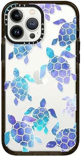 CASETiFY Impact - Funda para iPhone 13 Pro Max, color negro transparente