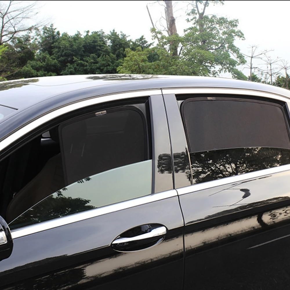 SioNS Sonnenschutz Auto Magnetisch Vorhang für Volvo XC60 2ND 2017-2023 UV Schutz Seitenscheiben Fenster Sonnenblende Zubehör Für Baby Kinder Erwachsene Haustiere Schwarz,5pcs