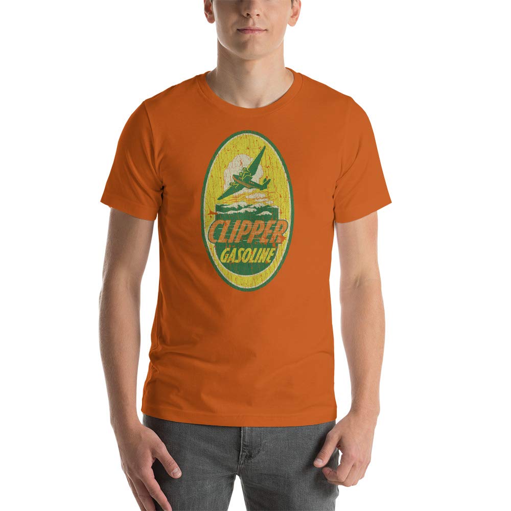 Clipper Gasoline Vintage Aviation Fuel T-Shirt